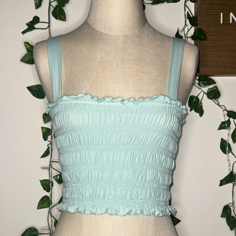 American Eagle Mint Blue Tank Top